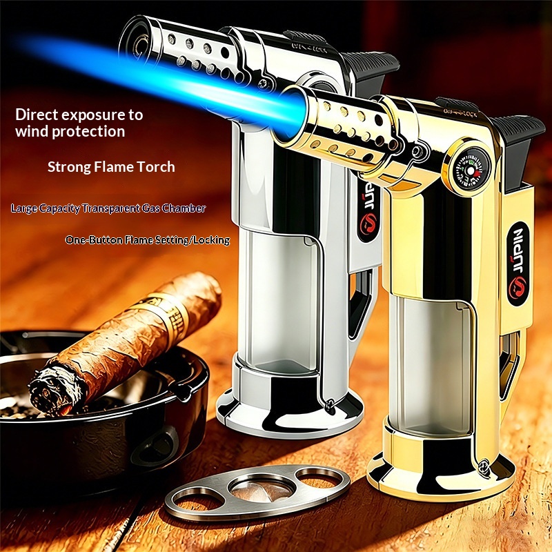 Butane Torch Lighter Windproof - Outdoor Kitchen Power Burner ulasan dan harga