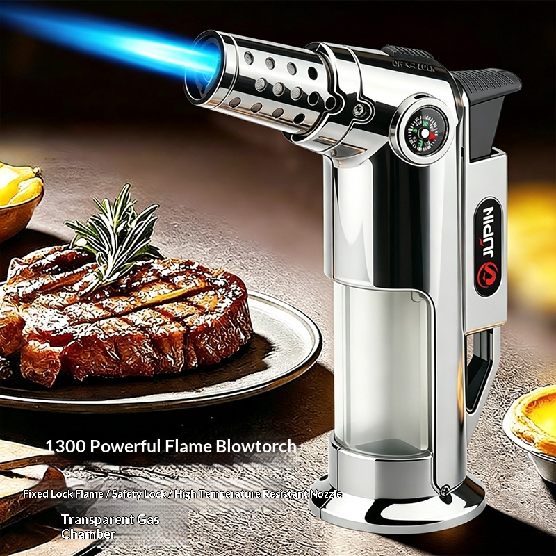 Butane Torch Lighter Windproof - Outdoor Kitchen Power Burner ulasan dan harga