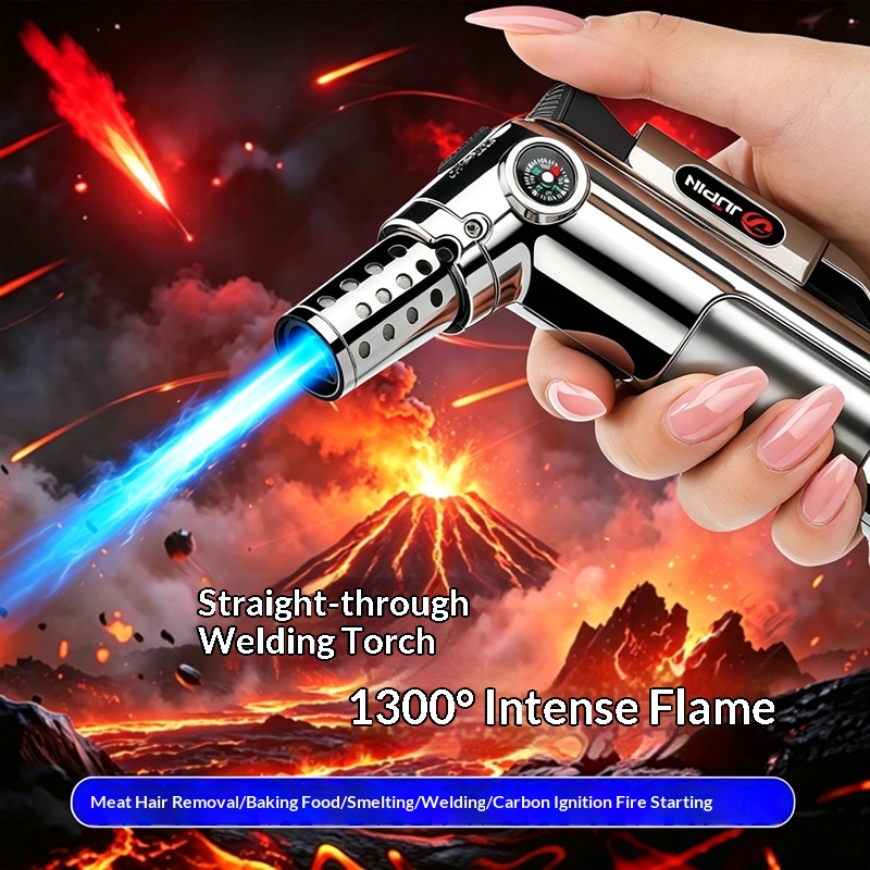 Butane Torch Lighter Windproof - Outdoor Kitchen Power Burner ulasan dan harga