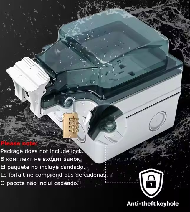 FUNAYA Switzerland Tuya Outdoo - Outdoor Power Outlet With Remote Control ulasan dan harga
