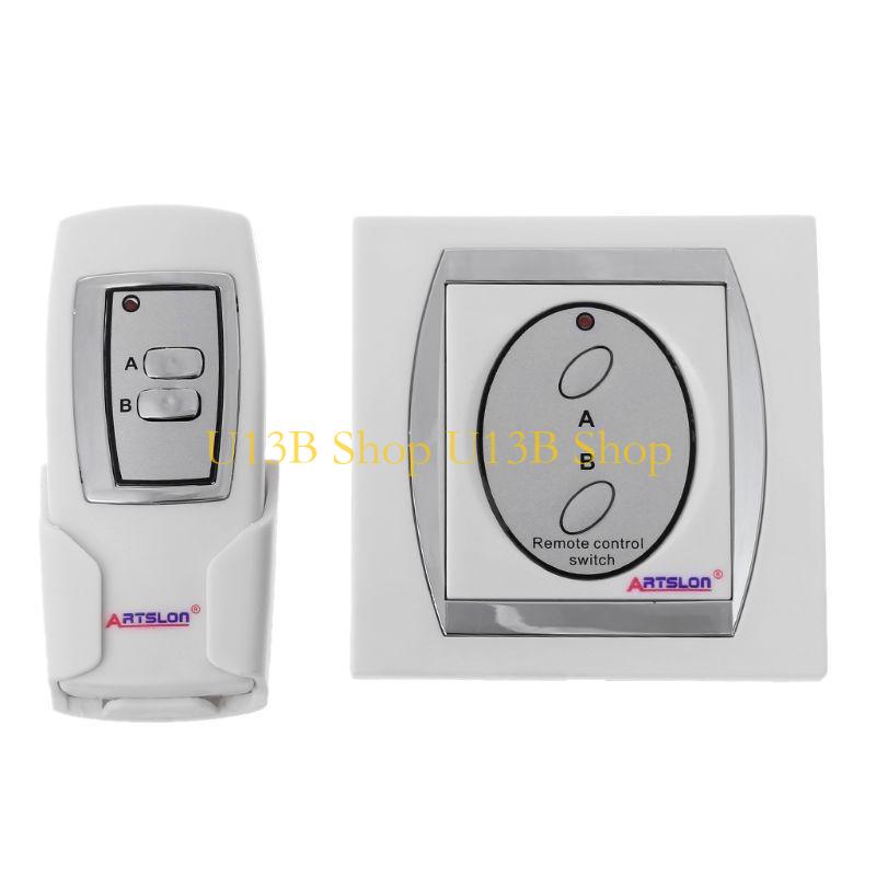 U13B 2 Channels 220V Wireless  - Outdoor Power Outlet With Remote Control ulasan dan harga