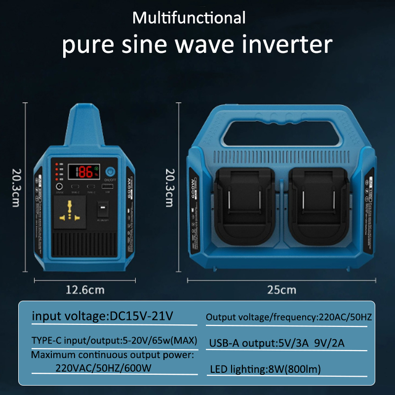 600W Power inverter USB Power  - Outdoor Power Adapter Usb ulasan dan harga