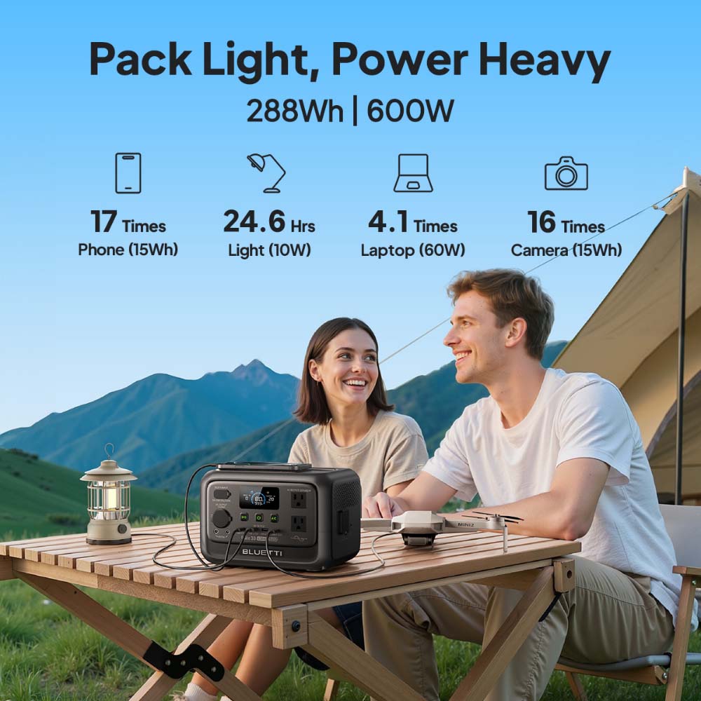 【Renew】BLUETTI Elite 30 V2 Por - Outdoor Power Equipment ulasan dan harga