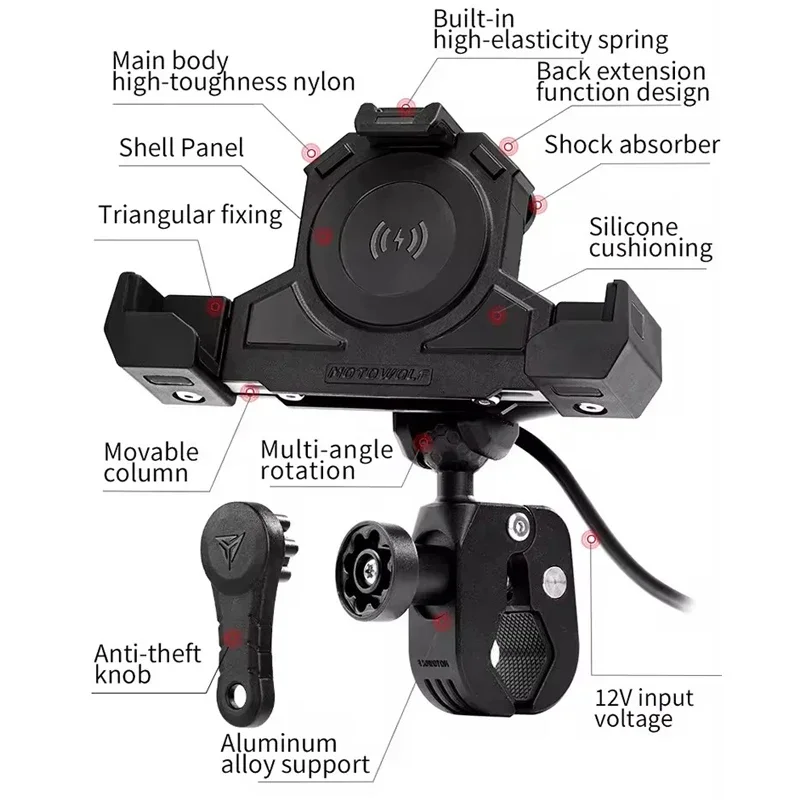 MOTOWOLF Motorcycle Outdoor Sh - Outdoor Usb Power Supply ulasan dan harga