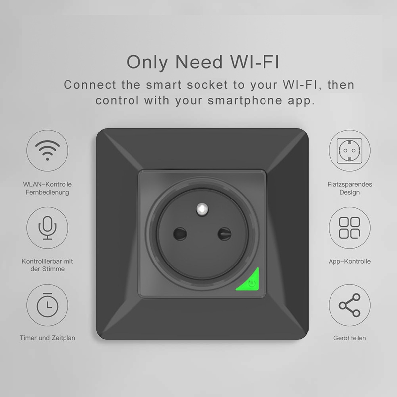 Avoir Zigbee Tuya IP66 Outdoor - Outdoor Power Outlet With Remote Control ulasan dan harga