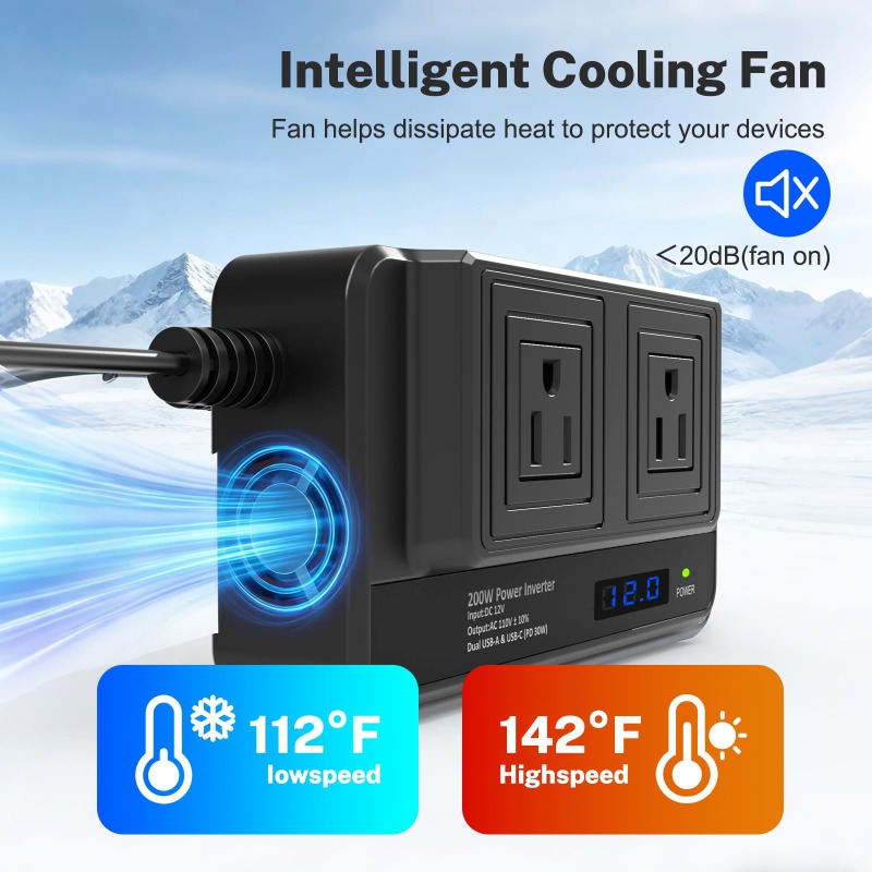 200W Car Inverter Car Socket A - Outdoor Power Adapter Usb ulasan dan harga