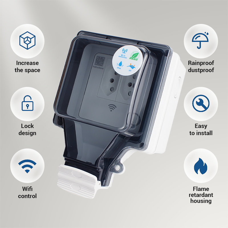 Avoir Tuya Wifi Smart Socket I - Outdoor Power Outlet With Remote Control ulasan dan harga