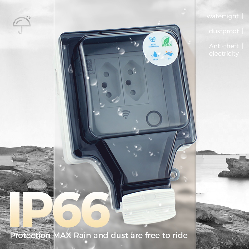 Avoir Tuya Wifi Smart Socket I - Outdoor Power Outlet With Remote Control ulasan dan harga