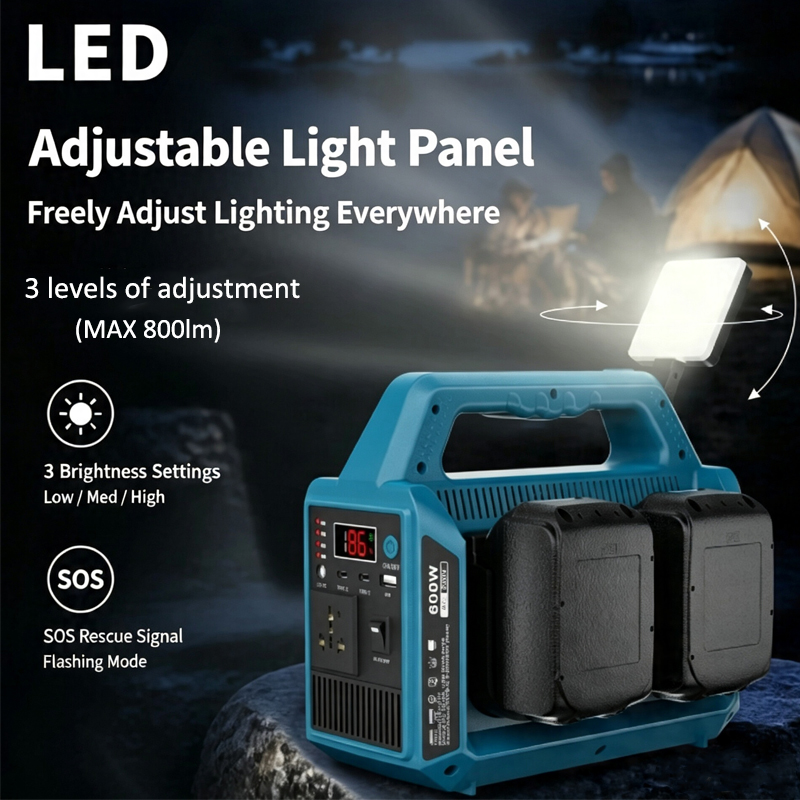 600W Lithium Battery Inverter  - Outdoor Power Adapter Usb ulasan dan harga