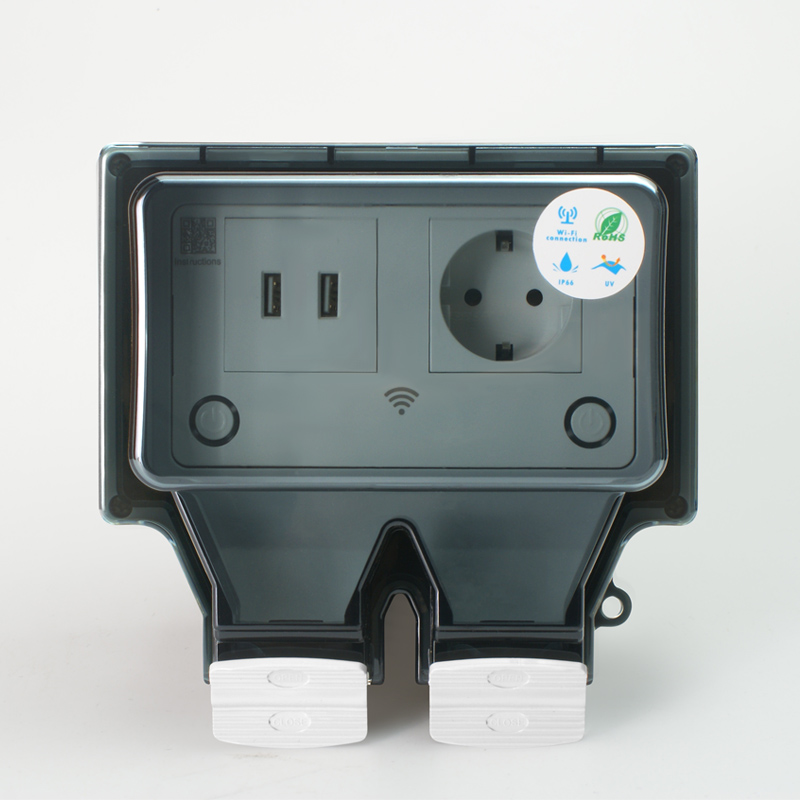 Avoir Tuya IP66 Waterproof Ele - Outdoor Power Outlet With Remote Control ulasan dan harga