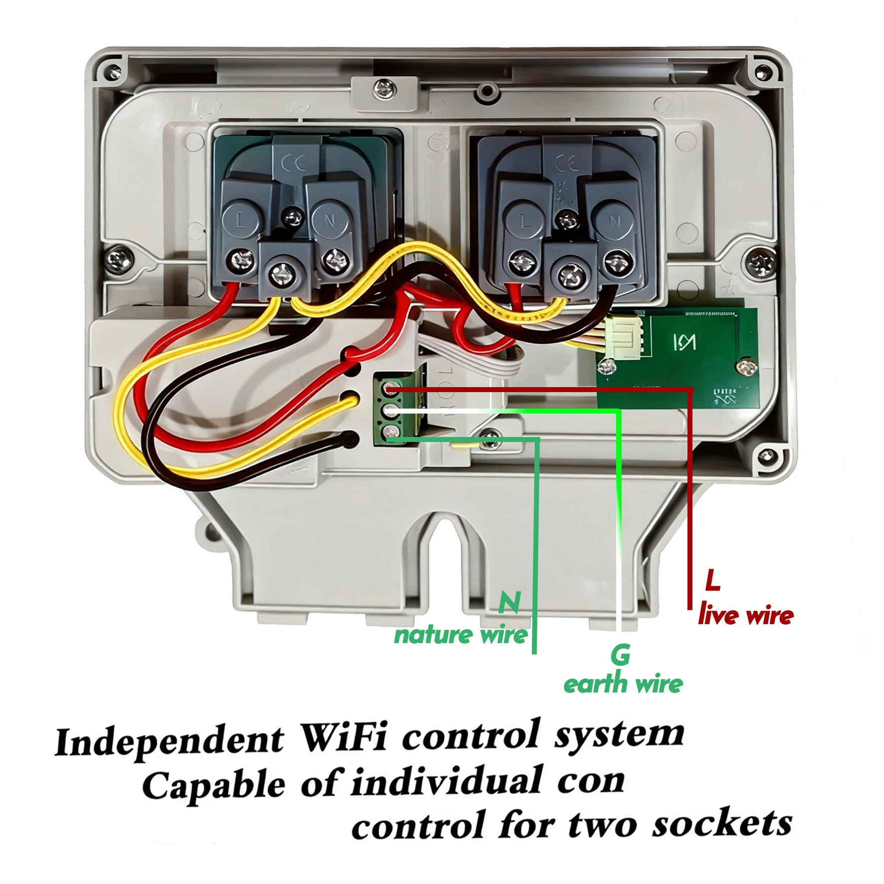 Tuya Waterproof Electrical Wal - Outdoor Power Outlet With Remote Control ulasan dan harga