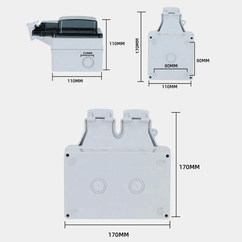 Tuya Waterproof Electrical Wal - Outdoor Power Outlet With Remote Control ulasan dan harga