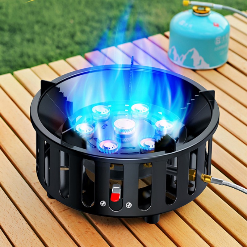 High-Power 7-Core 21000W Porta - Outdoor Kitchen Power Burner ulasan dan harga