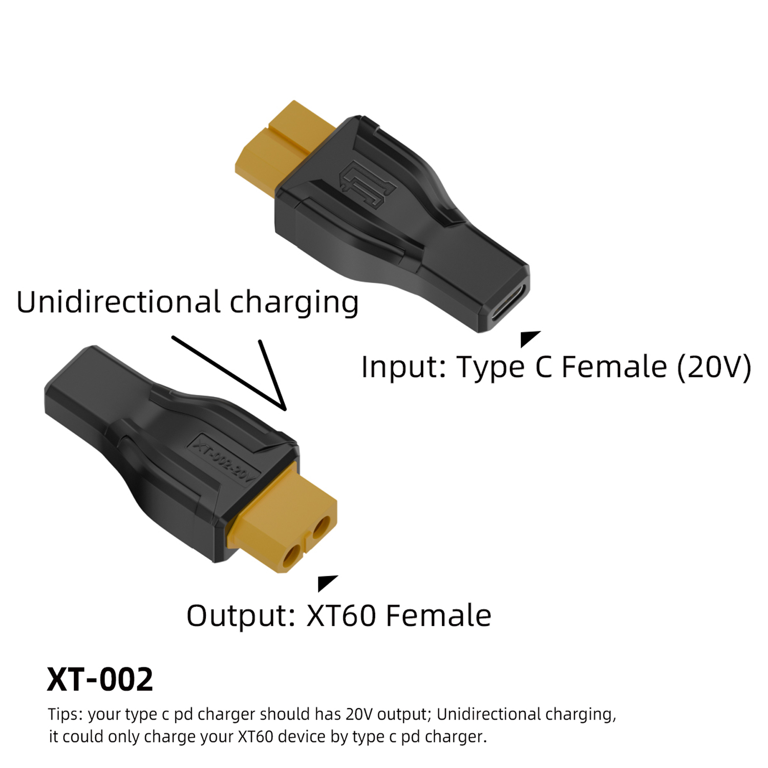 USB C to XT60 Adapter Converte - Outdoor Power Adapter Usb ulasan dan harga