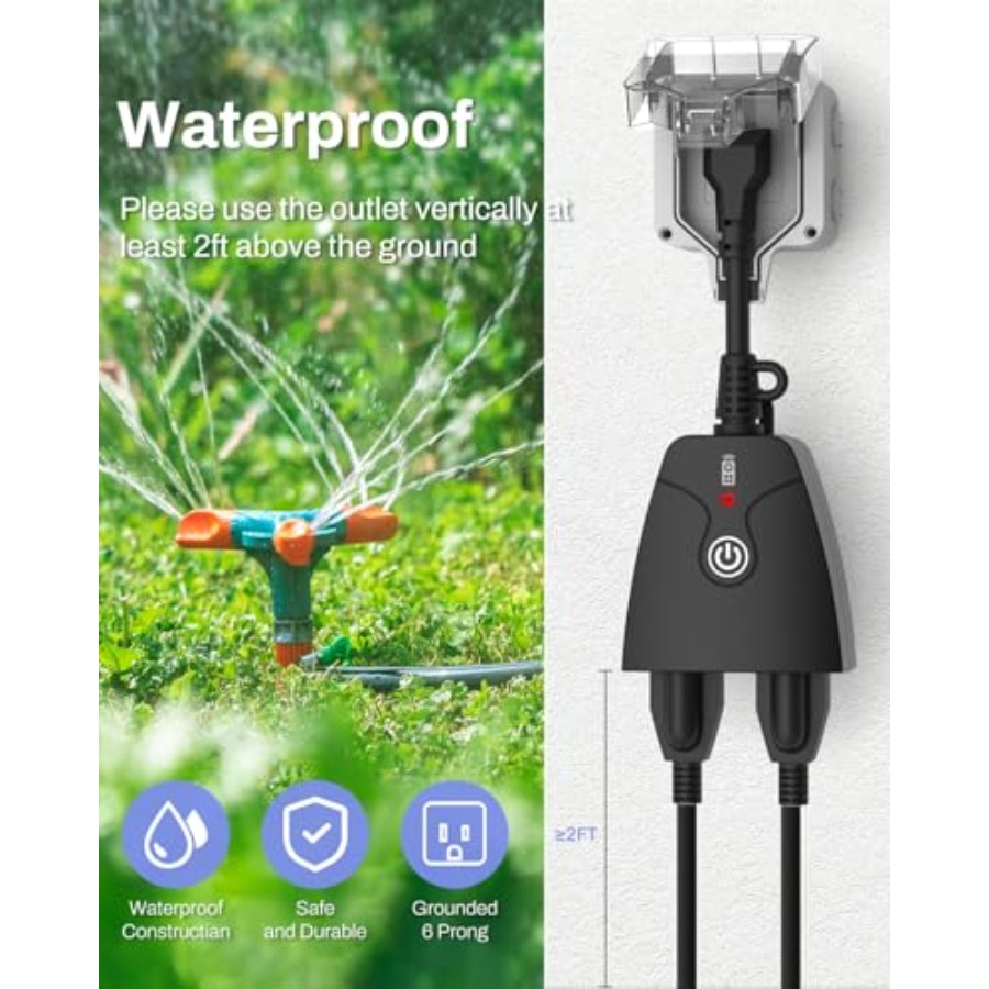 Outdoor Wireless Remote Contro - Outdoor Power Outlet With Remote Control ulasan dan harga