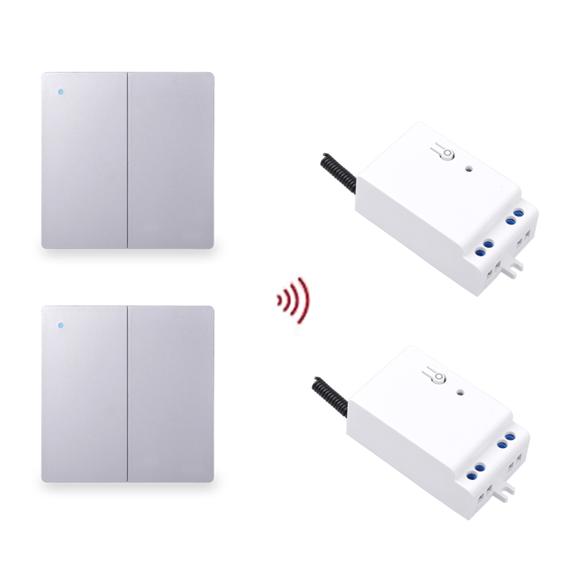 RF433 Wireless Wall Light Swit - Outdoor Power Outlet With Remote Control ulasan dan harga