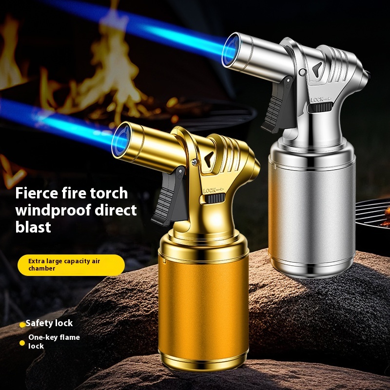 Cigar Powerful Metal Gas Light - Outdoor Kitchen Power Burner ulasan dan harga